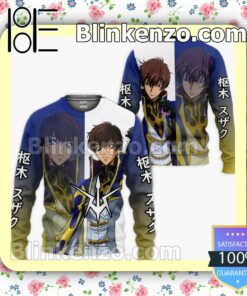 Kururugi Suzaku Code Geass Anime Personalized T-shirt, Hoodie, Long Sleeve, Bomber Jacket a