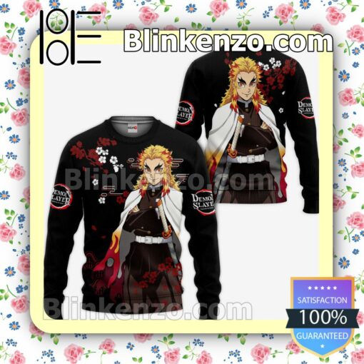 Kyojuro Rengoku Demon Slayer Anime Japan Style Personalized T-shirt, Hoodie, Long Sleeve, Bomber Jacket a