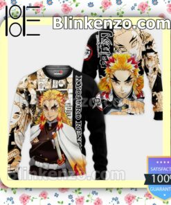 Kyojuro Rengoku Demon Slayer Anime Manga Personalized T-shirt, Hoodie, Long Sleeve, Bomber Jacket a