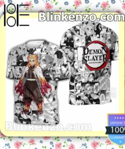 Kyojuro Rengoku Demon Slayer Anime Mix Manga Demon Slayer No Yaiba Personalized T-shirt, Hoodie, Long Sleeve, Bomber Jacket b