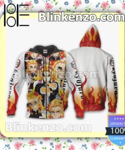 Kyojuro Rengoku Flame Hashira Custom Demon Slayer Anime Personalized T-shirt, Hoodie, Long Sleeve, Bomber Jacket