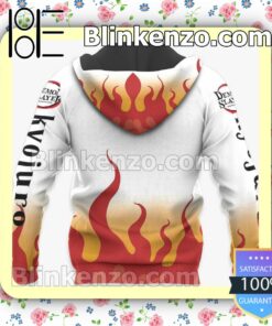 Kyojuro Rengoku Flame Hashira Custom Demon Slayer Anime Personalized T-shirt, Hoodie, Long Sleeve, Bomber Jacket x