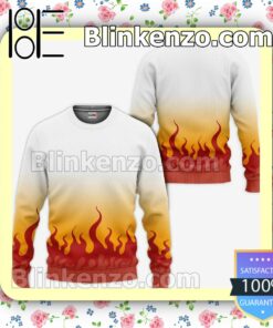 Kyojuro Rengoku Uniform Anime Demon Slayer Personalized T-shirt, Hoodie, Long Sleeve, Bomber Jacket a