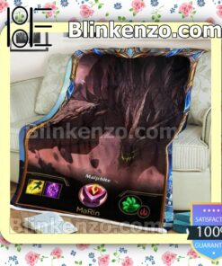 LOL League Of Legends Malphite Handmade Blankets