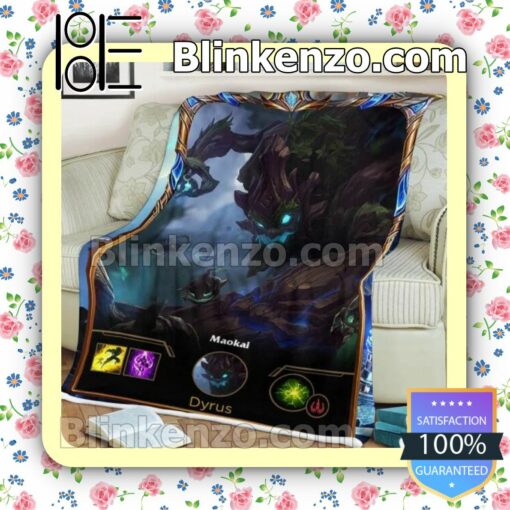 LOL League Of Legends Maokai Handmade Blankets