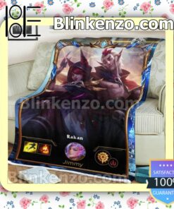 LOL League Of Legends Rakan Handmade Blankets