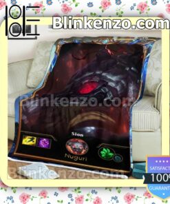 LOL League Of Legends Sion Handmade Blankets