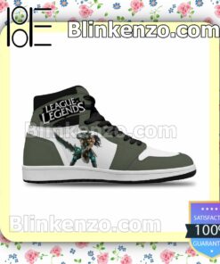 League of Legends Draven Air Jordan 1 Mid Shoes a