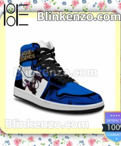 League of Legends Jinx Air Jordan 1 Mid Shoes b