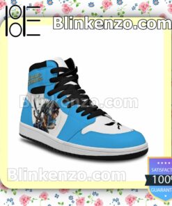 League of Legends YASUO UNC Blue Air Jordan 1 Mid Shoes b