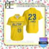 Lebron James 23 Lakers 2021 All-star Western Conference Yellow Summer Shirt