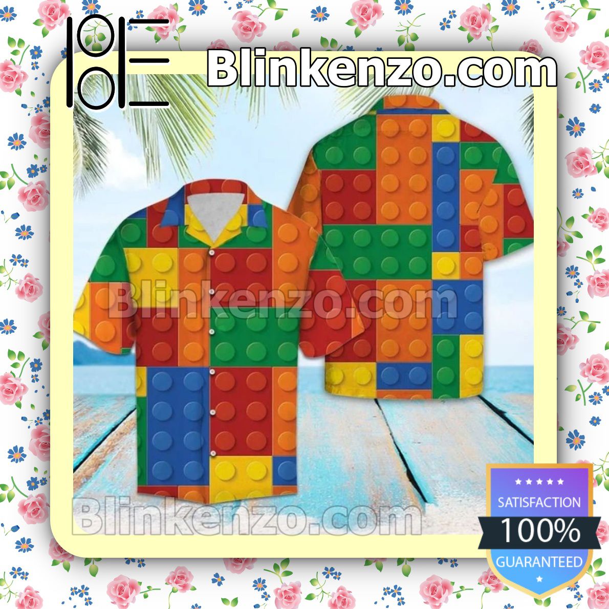 Lego Base Colorful Summer Shirts
