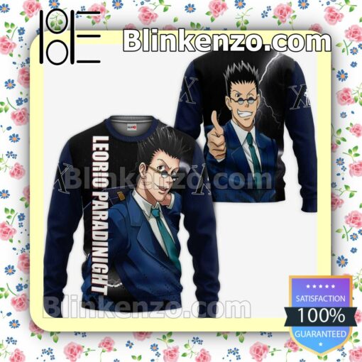 Leorio Hunter x Hunter Anime Gifts Idea For Fan Personalized T-shirt, Hoodie, Long Sleeve, Bomber Jacket a
