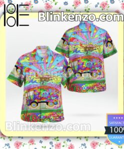 Let's Riding On Magic Hippie Bus Summer Shirts