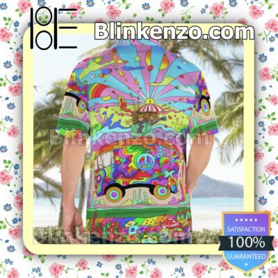 Let's Riding On Magic Hippie Bus Summer Shirts a