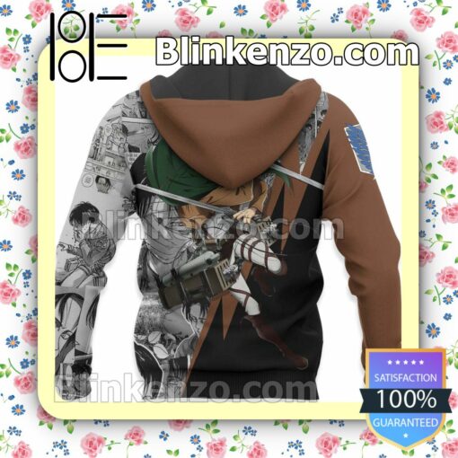 Levi Ackerman Attack On Titan Anime Manga Personalized T-shirt, Hoodie, Long Sleeve, Bomber Jacket x