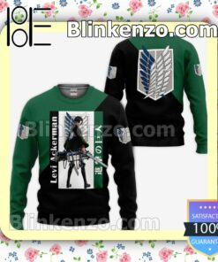 Levi Ackerman Attack On Titan Anime Personalized T-shirt, Hoodie, Long Sleeve, Bomber Jacket a