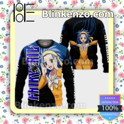 Levy McGarden Fairy Tail Anime Merch Stores Personalized T-shirt, Hoodie, Long Sleeve, Bomber Jacket a