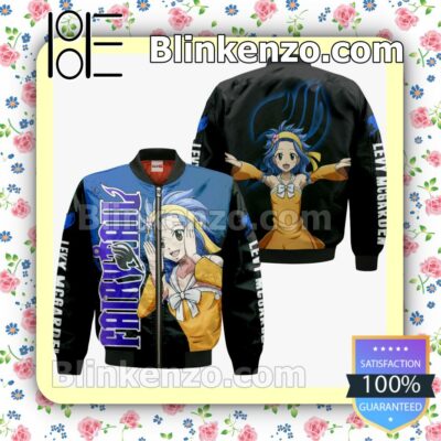 Levy McGarden Fairy Tail Anime Merch Stores Personalized T-shirt, Hoodie, Long Sleeve, Bomber Jacket c