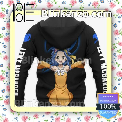 Levy McGarden Fairy Tail Anime Merch Stores Personalized T-shirt, Hoodie, Long Sleeve, Bomber Jacket x