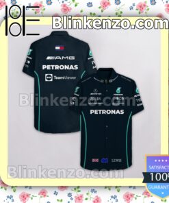 Lewis Hamilton 44 Mercedes AMG Petronas F1 Racing Team Viewer Ineos Ubs Summer Hawaiian Shirt