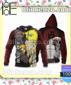 Lion's Sin of Pride Escanor Seven Deadly Sins Anime Personalized T-shirt, Hoodie, Long Sleeve, Bomber Jacket b