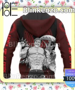 Lion's Sin of Pride Escanor Seven Deadly Sins Anime Personalized T-shirt, Hoodie, Long Sleeve, Bomber Jacket x