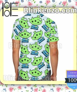 Little Green Aliens Toy Story Disney Cartoon Graphics Summer Hawaiian Shirt, Mens Shorts a