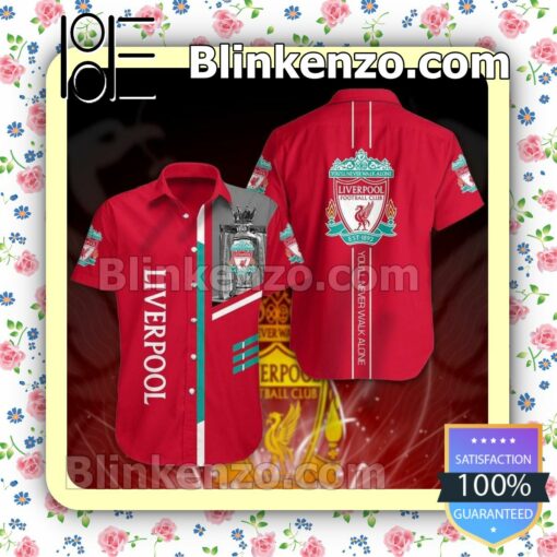 Liverpool Football Club Ét 1892 You'll Never Walk Alone Red Summer Shirt