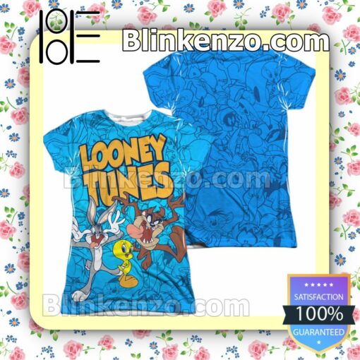 Looney Tunes Collage Of Characters Gift T-Shirts
