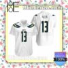 Los Angeles Chargers Keenan Allen 13 White Jersey Inspired Style Summer Shirt