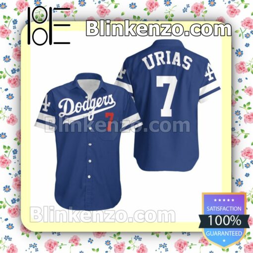 Los Angeles Dodgers Julio Urias 7 2020 Mlb Blue Summer Shirt
