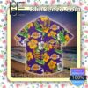 Los Angeles Lakers Hibiscus Flowers Purple Summer Shirt