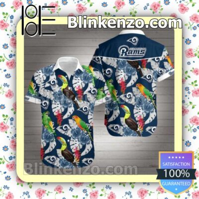 Los Angeles Rams Parrot Hibiscus Summer Shirts