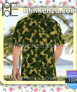 Louis Vuitton Camouflage Luxury Beach Shirts, Swim Trunks b