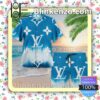 Louis Vuitton Escale Neverfull Blue Tie Dye Luxury Beach Shirts, Swim Trunks