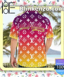 Louis Vuitton Mickey Mouse Monogram Gradient Luxury Beach Shirts, Swim Trunks b