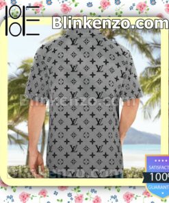 Louis Vuitton Monogram With Big Logo Grey Luxury Beach Shirts, Swim Trunks b