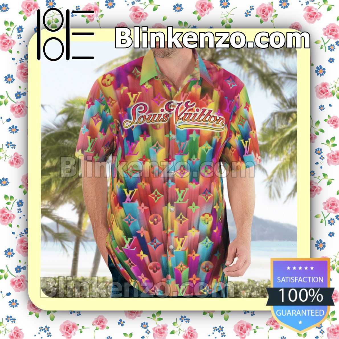BEST Louis Vuitton Multicolor Hawaiian Shirt Beach Short 2022