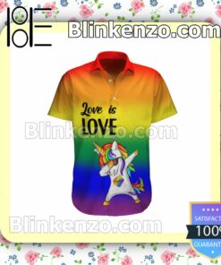Love Is Love Unicorn Pride Lgbt Summer Shirts