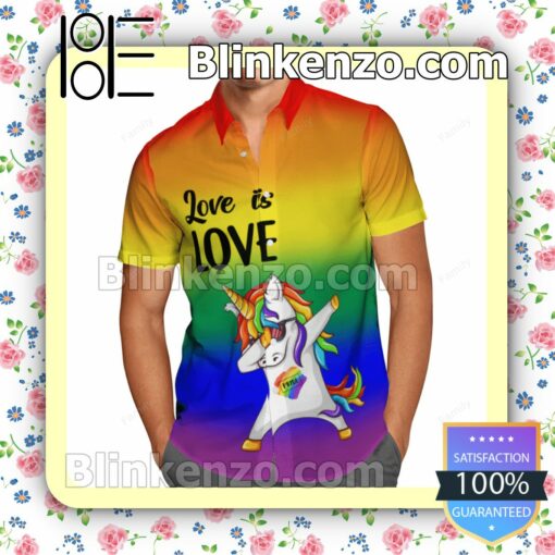 Love Is Love Unicorn Pride Lgbt Summer Shirts a