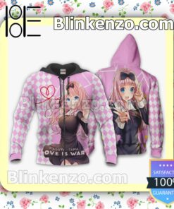 Love Is War Chika Fujiwara Kaguya-sama Anime Merch Personalized T-shirt, Hoodie, Long Sleeve, Bomber Jacket