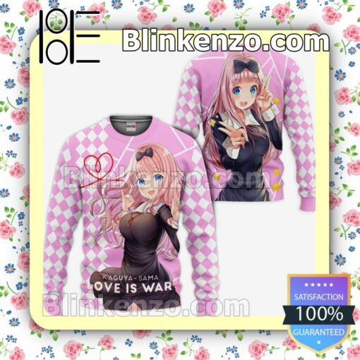 Love Is War Chika Fujiwara Kaguya-sama Anime Merch Personalized T-shirt, Hoodie, Long Sleeve, Bomber Jacket a