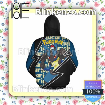 Lucario Costume Pokemon Personalized T-shirt, Hoodie, Long Sleeve, Bomber Jacket b