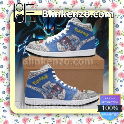 Lucario Cute Pokemon Air Jordan 1 Mid Shoes