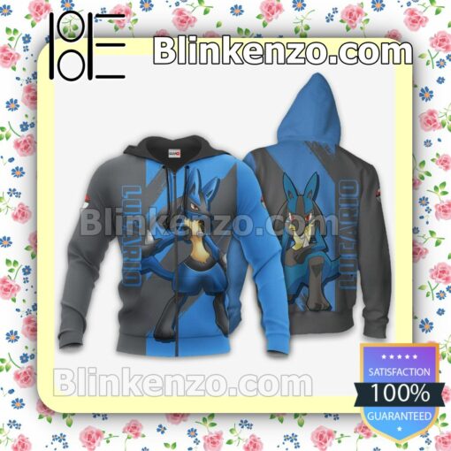 Lucario Pokemon Anime Personalized T-shirt, Hoodie, Long Sleeve, Bomber Jacket