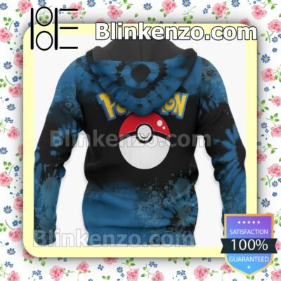 Lucario Pokemon Anime Tie Dye Style Personalized T-shirt, Hoodie, Long Sleeve, Bomber Jacket x