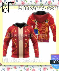 Luffy Cosplay One Piece Anime Personalized T-shirt, Hoodie, Long Sleeve, Bomber Jacket