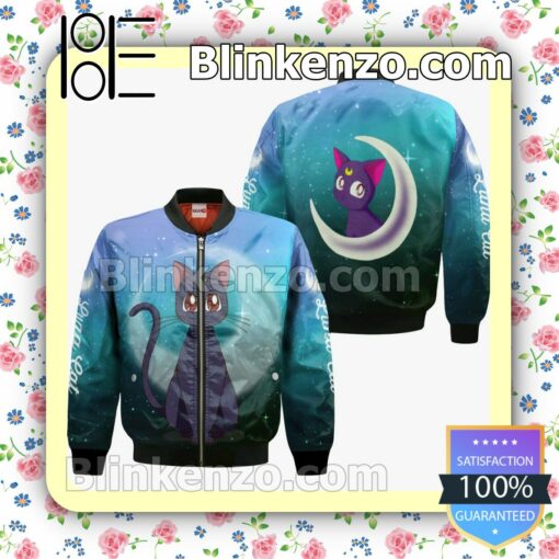 Luna Cat Sailor Moon Anime Personalized T-shirt, Hoodie, Long Sleeve, Bomber Jacket c