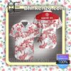 Mainz 05 Red Tropical Floral White Summer Shirts